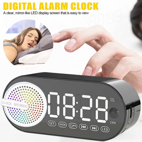 Digital alarm clock with - digital,