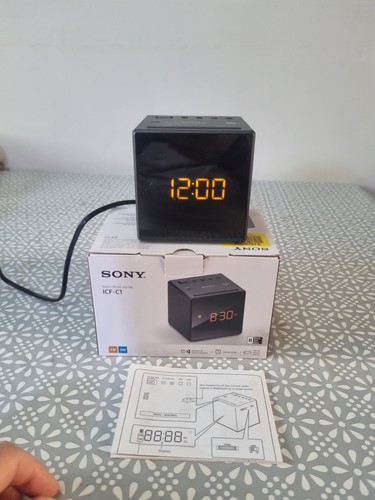 Sony radio alarm clock icf - sony,