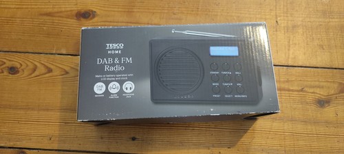 Tesco home dab radio - dab, alarm