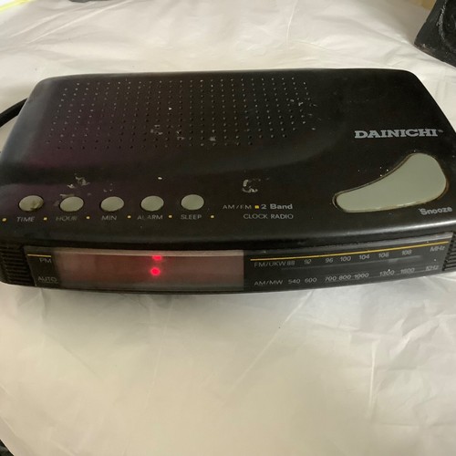 Vintage radio alarm clock - alarm,