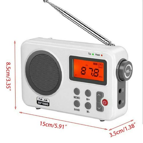 Compact alarm clock - compact, am/fm