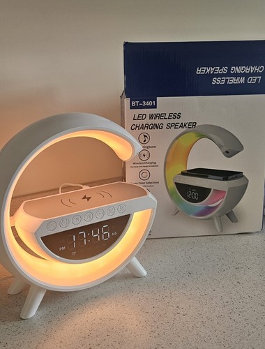 Led wireless charging speaker - led,