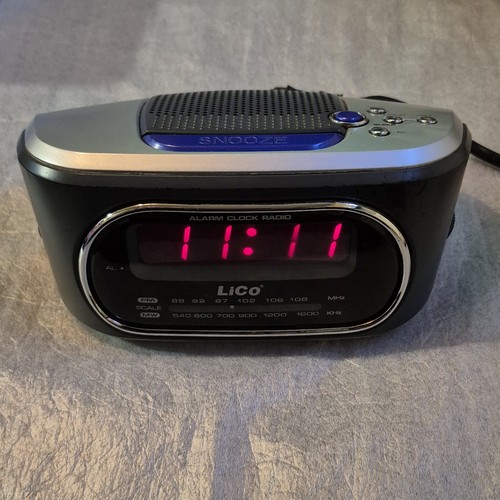 Lico digital alarm clock radio - digital,