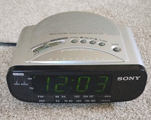 Sony radio alarm - radio, clock