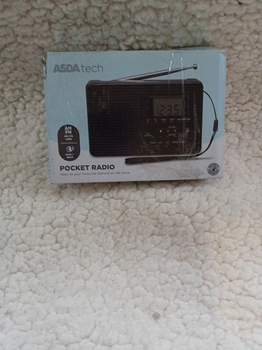 Asda tech pocket radio - radio, and
