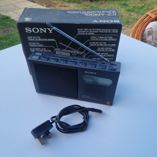 Boxed vintage sony icf - sony, icf-m400l