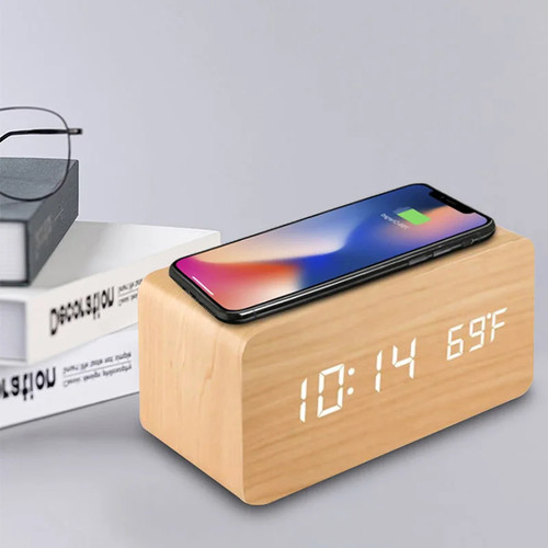 2in1 wooden wireless charging - 2in1,