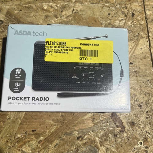 Pocket with digital - am/fm,