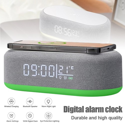 Digital alarm clock rgb - alarm,
