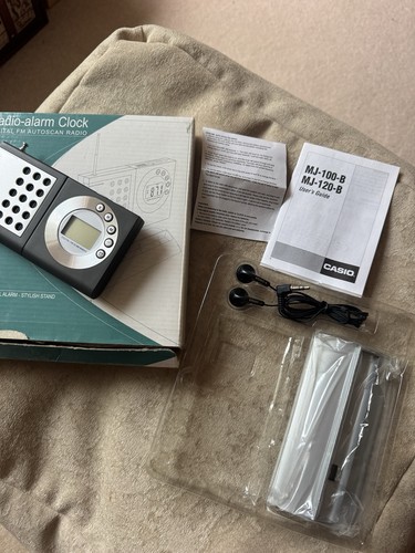 Casio digital radio - radio, alarm