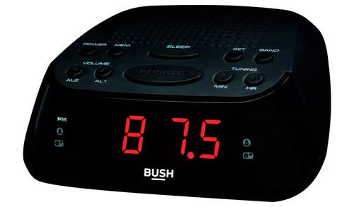 Bush alarm clock - alarm,