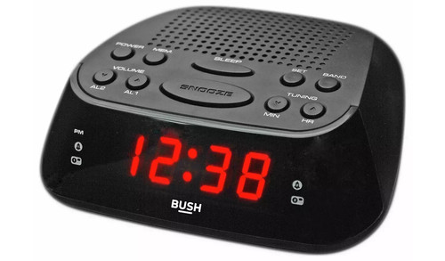 Bush alarm clock radio - alarm, am/fm