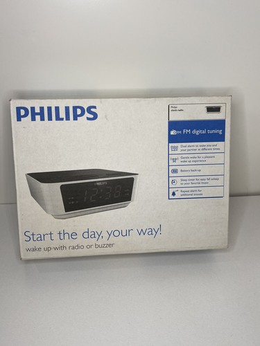 Philips clock radio - fm, with