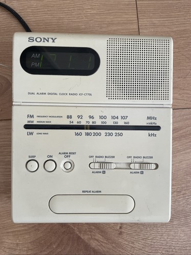 Sony alarm clock radio model - sony,