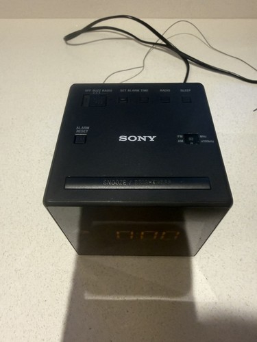 Sony icf black cube am - icf-c1,