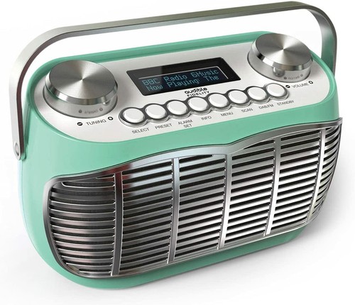 Retro radio alarm - radio, clock