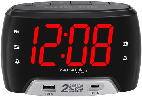 Wake alarm clock with radio - wake-up,