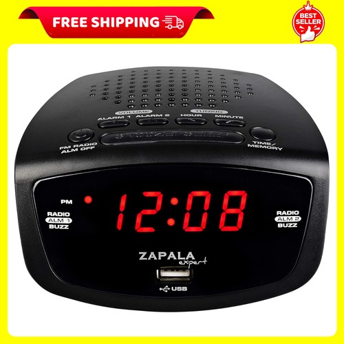 Wake alarm clock with - with, radio